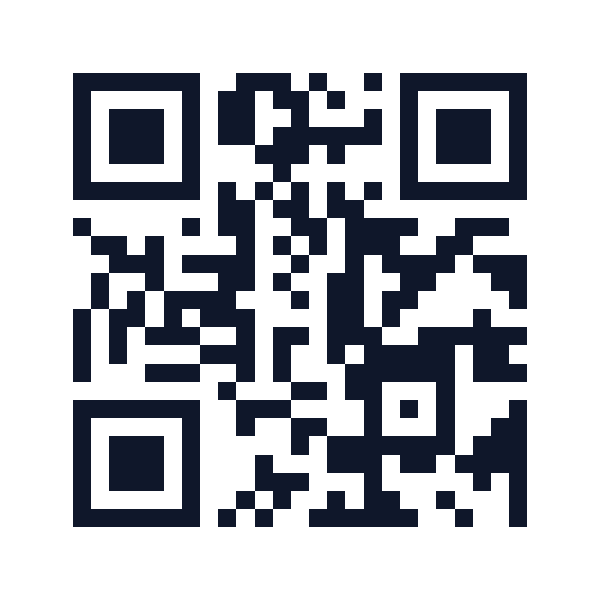 Location QR code example that opens a map app at specific GPS coordinates and starts navigation