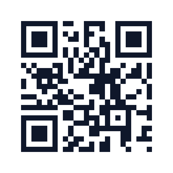 Phone QR code example that opens the dialer with the telephone number already entered ready to call