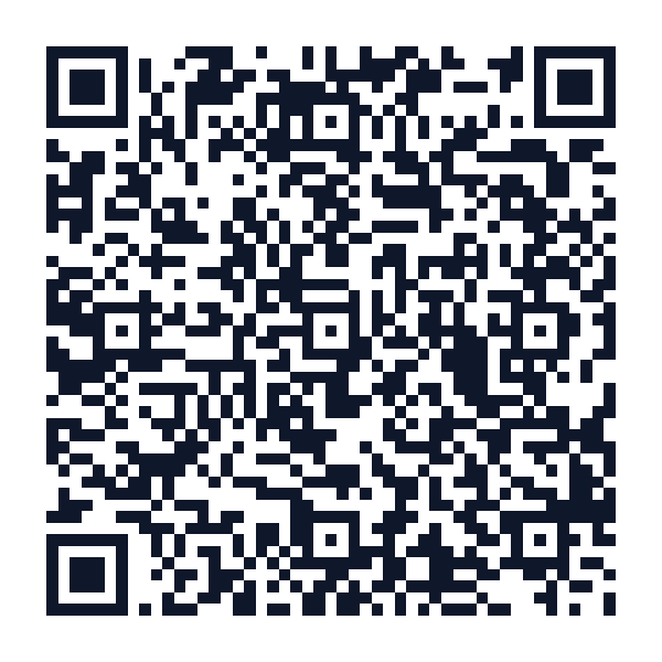 vCard QR code example containing a full contact card with name, job title, phone number, email address and website